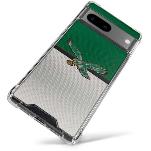 NFL Philadelphia Eagles Vintage Google Pixel 7a Clear Case